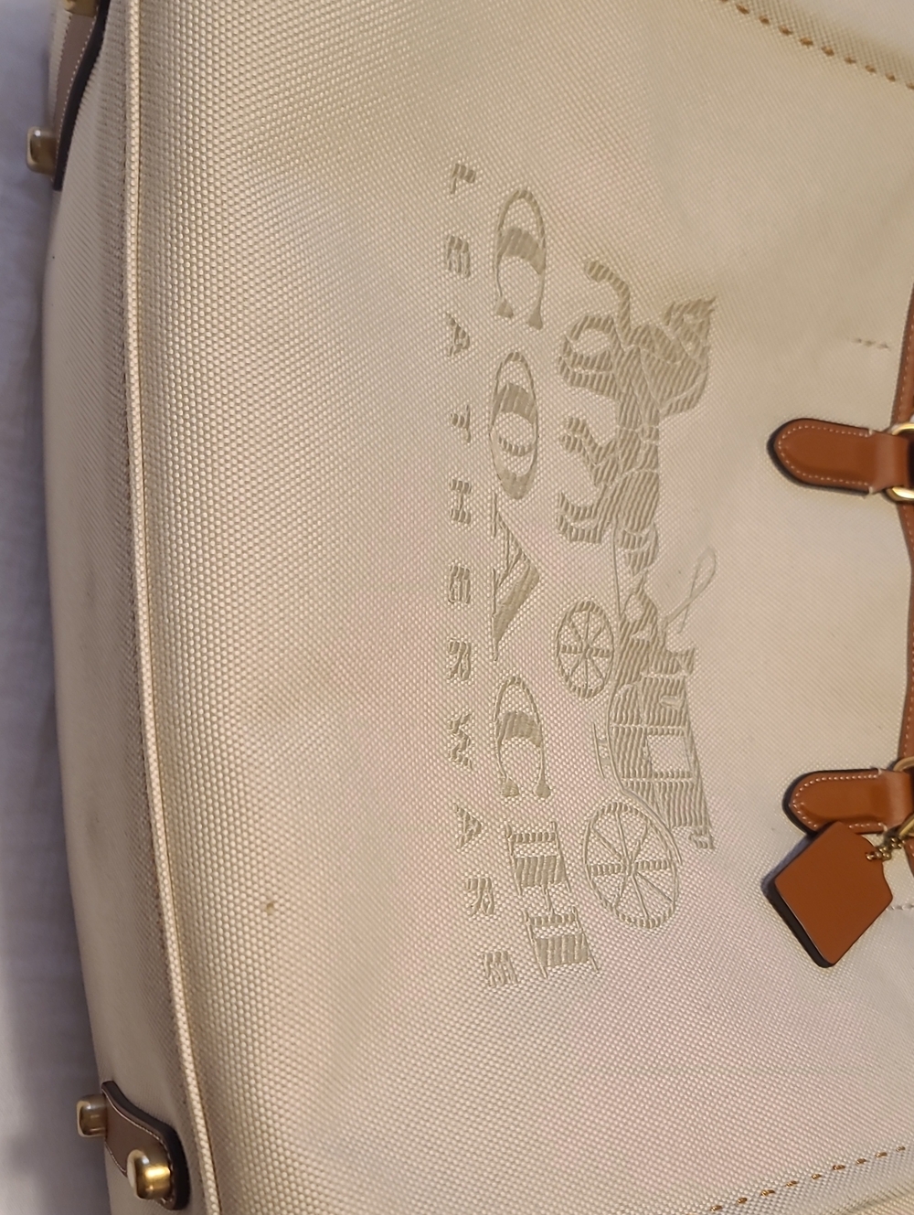 Coach Canvas Tote - Picture 6 of 9